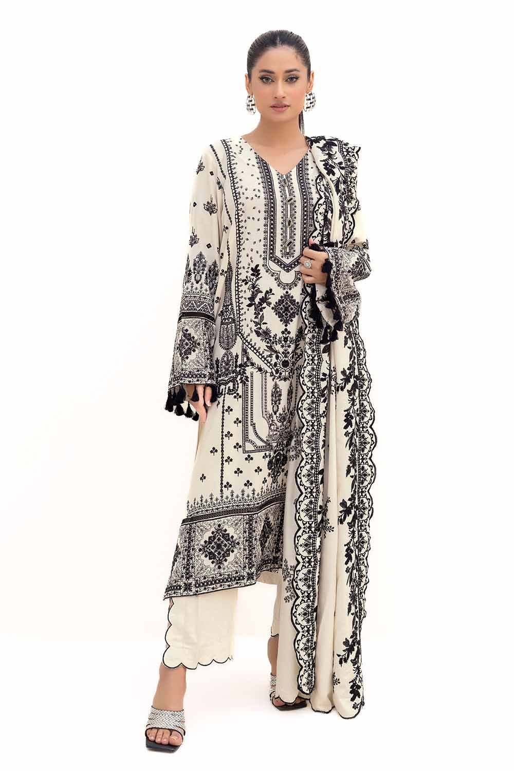 Gul Ahmed | Winter Collection 24 | Acrylic Dupatta AP-42006