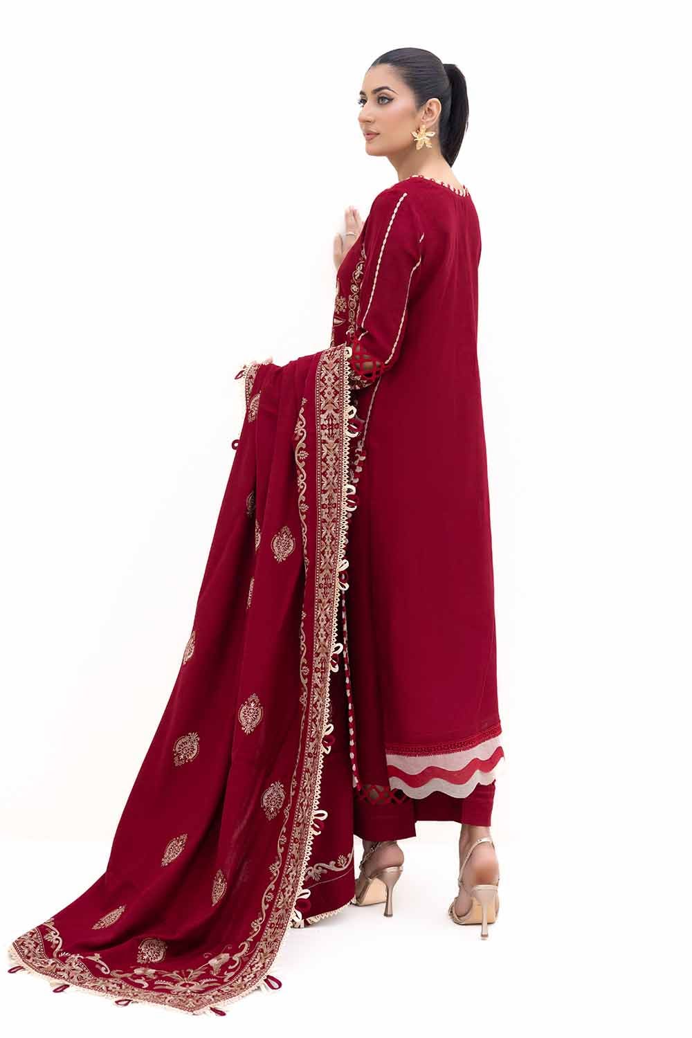 Gul Ahmed | Winter Collection 24 | Acrylic Dupatta AP-42009