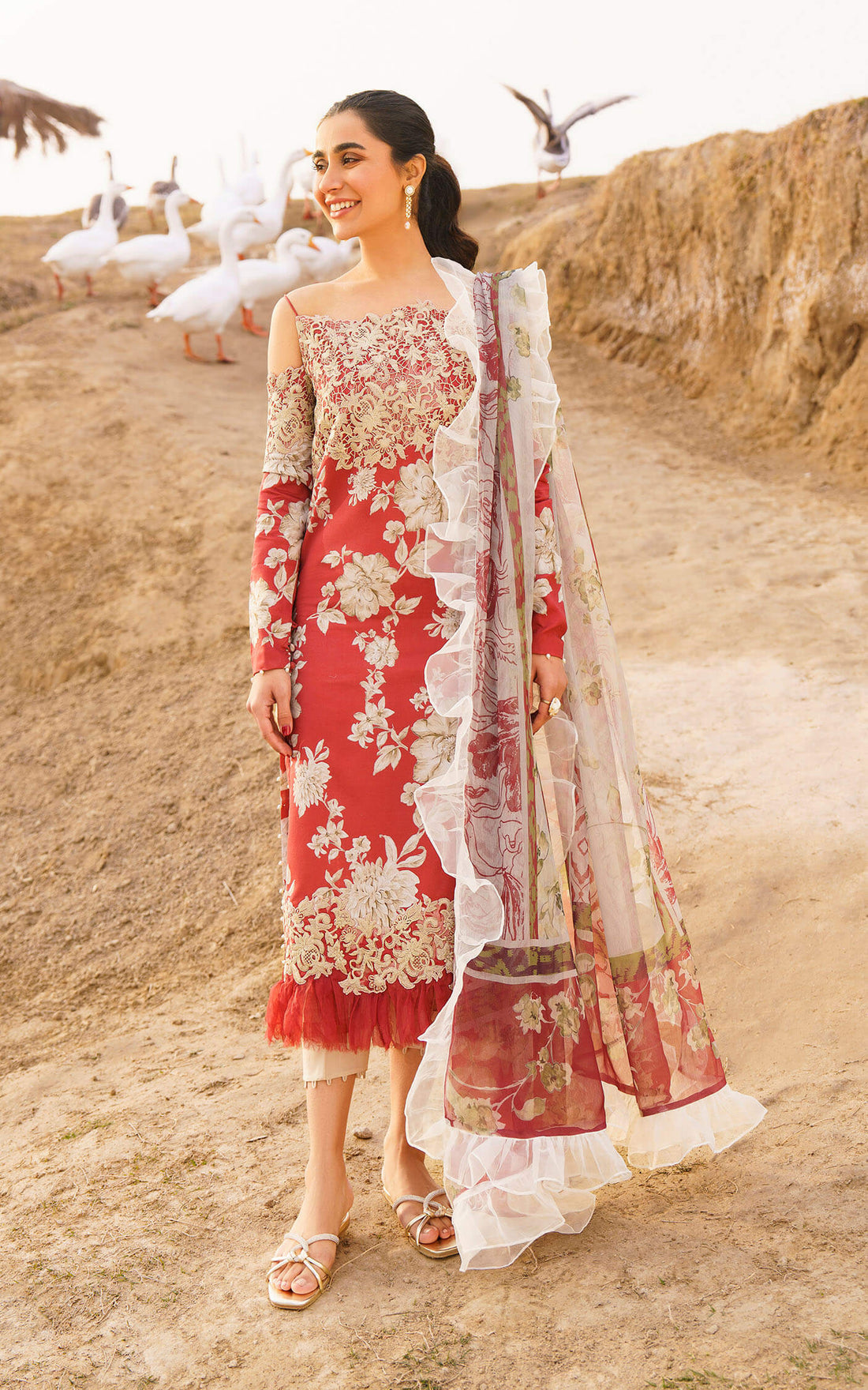 Asifa and Nabeel | Meraki Summer 24 | SIA-U141M006 - Khanumjan  Pakistani Clothes and Designer Dresses in UK, USA 