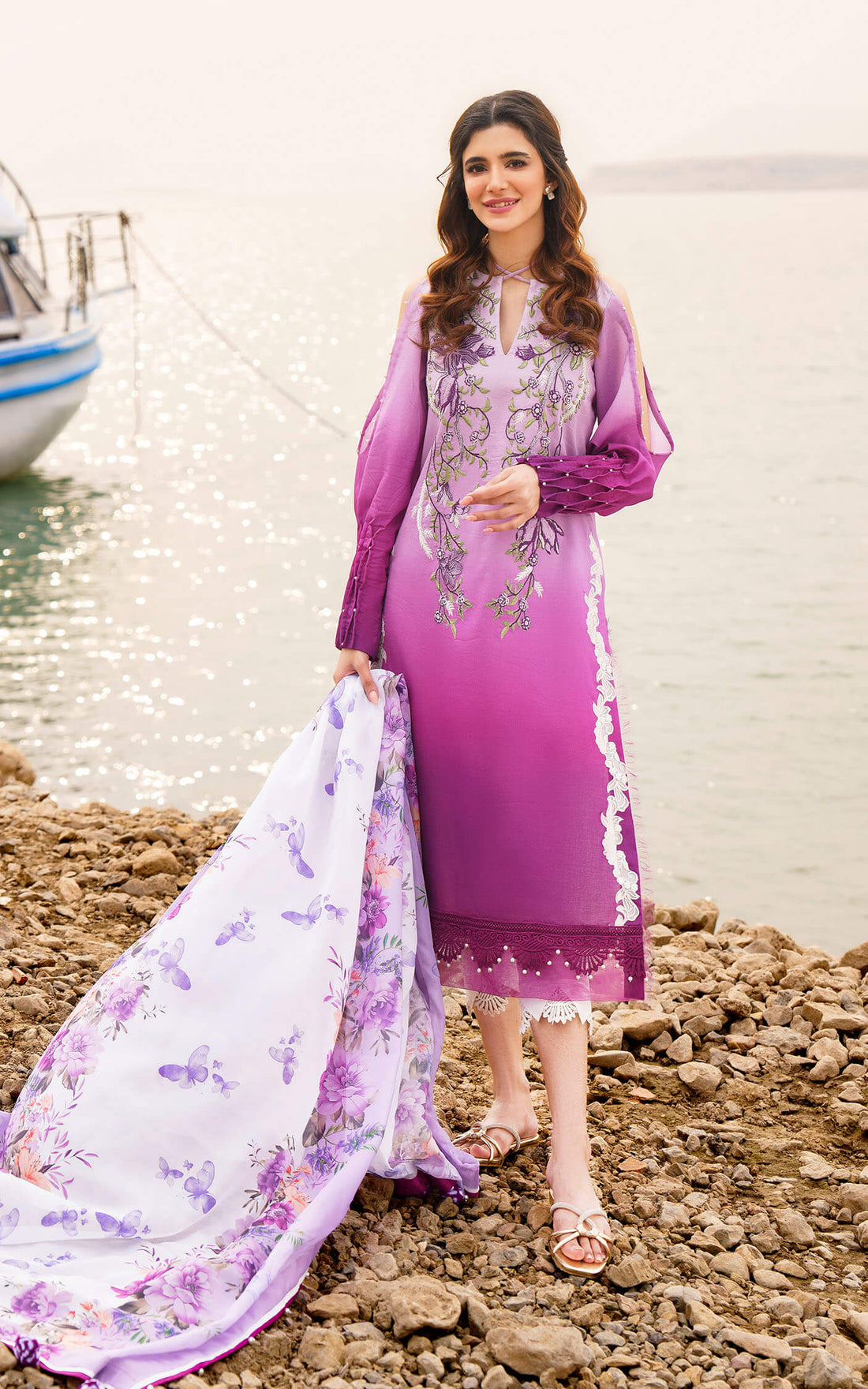 Asifa and Nabeel | Meraki Summer 24 | CALLA-U141M018 - Khanumjan  Pakistani Clothes and Designer Dresses in UK, USA 