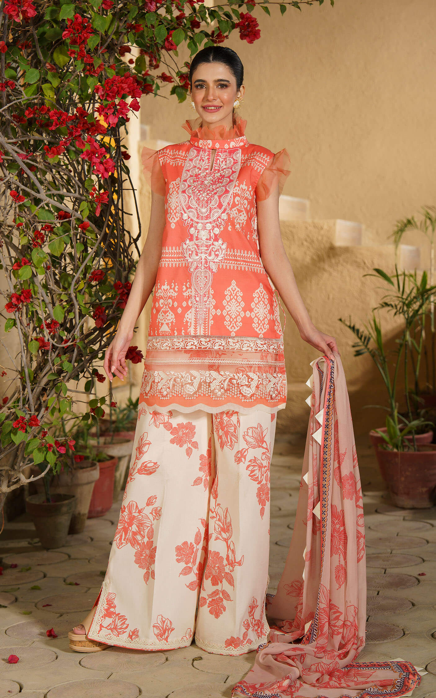 Asifa and Nabeel | Meraki Summer 24 | DAHLIA-U141M001 - Khanumjan  Pakistani Clothes and Designer Dresses in UK, USA 