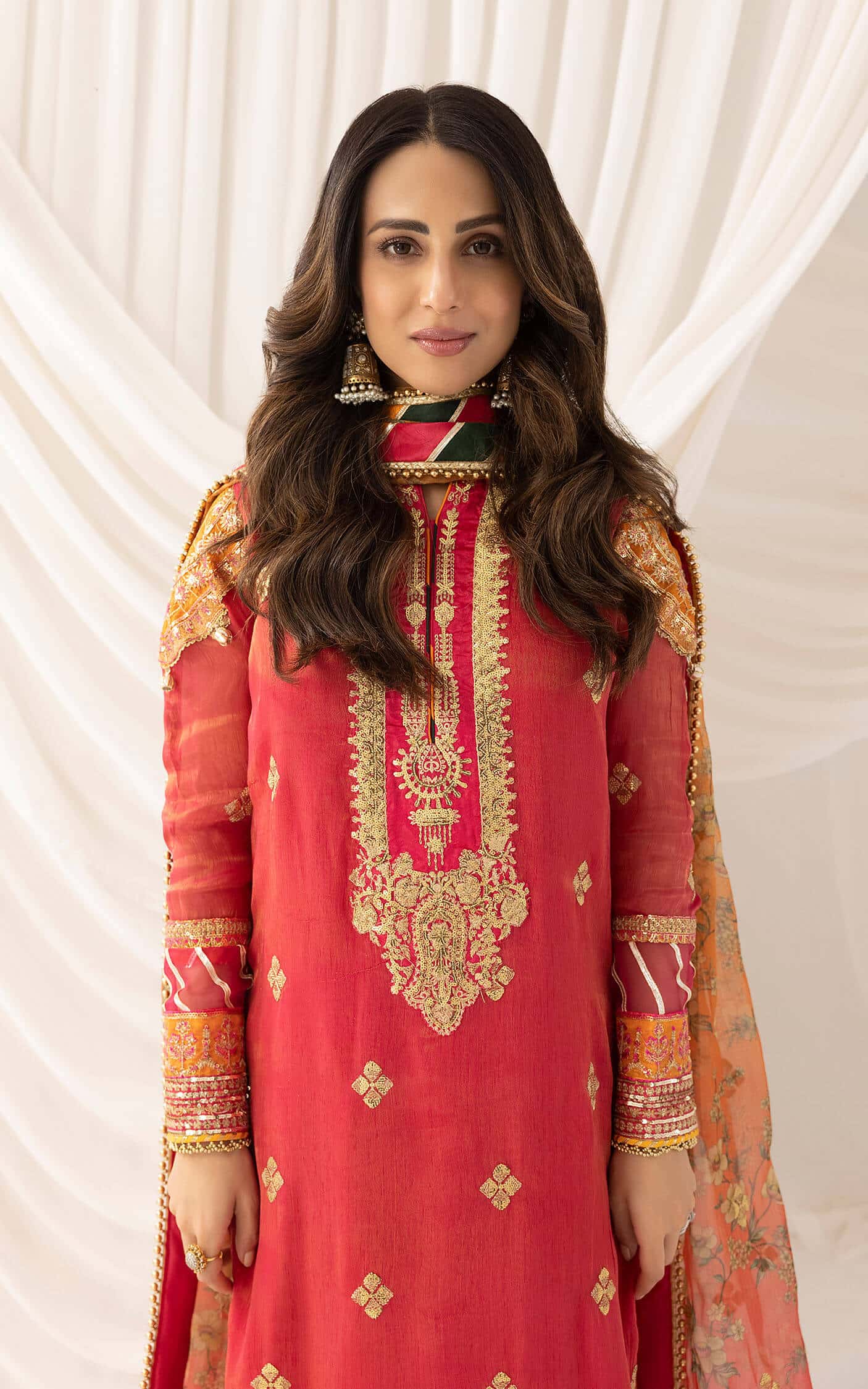 Asifa and Nabeel | Barasti Festive 23 | Sunehri (ANB-04) - Khanumjan  Pakistani Clothes and Designer Dresses in UK, USA 