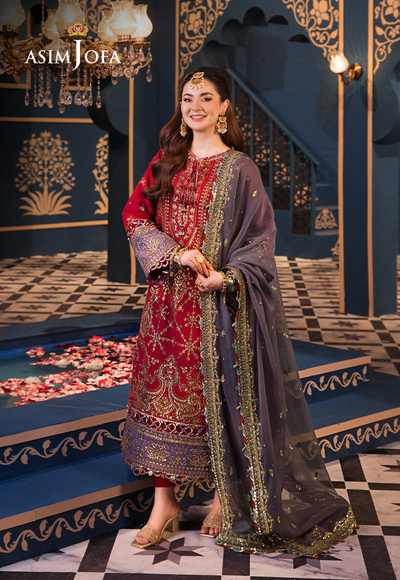 Asim Jofa | Fasana e Ishq Eid Luxury Lawn | AJFI-27 - Khanumjan  Pakistani Clothes and Designer Dresses in UK, USA 