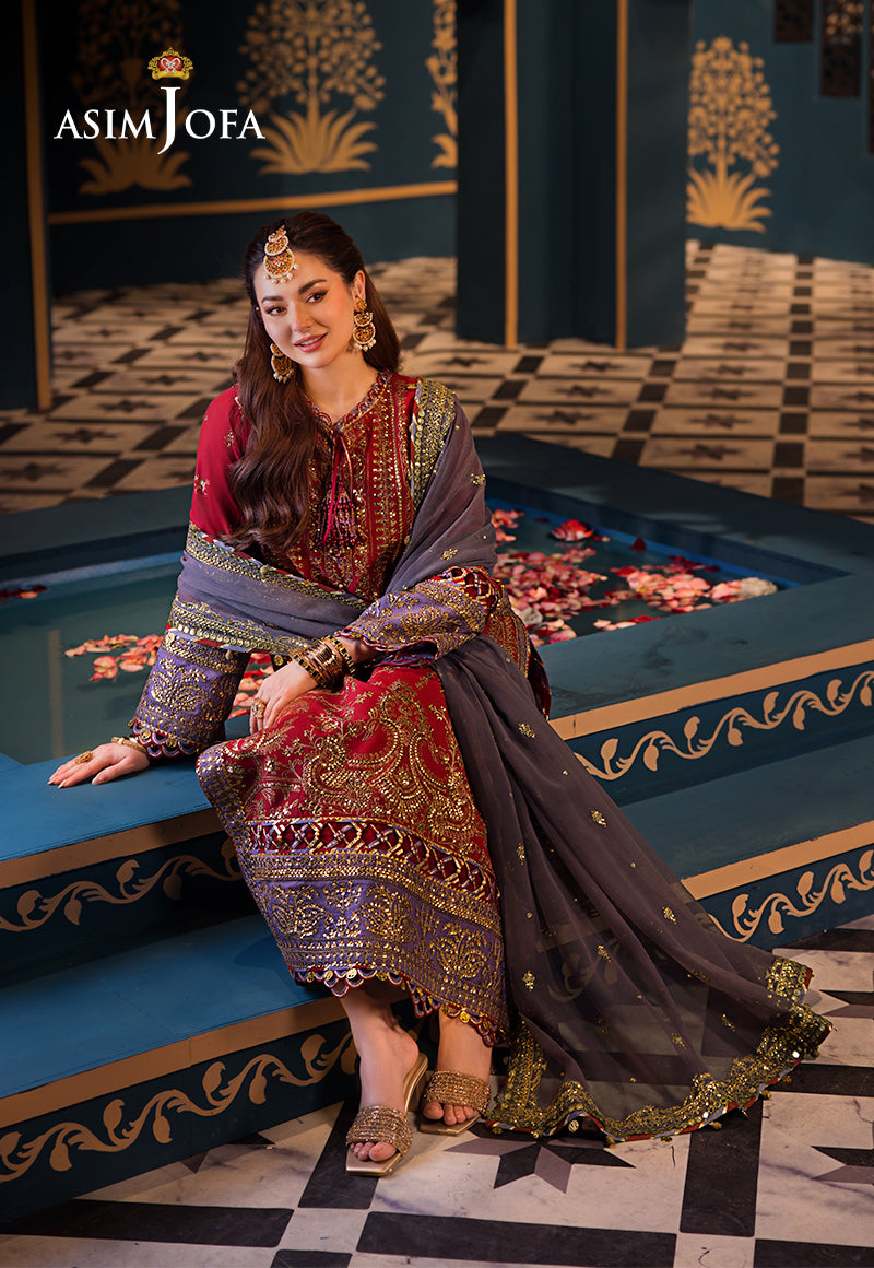 Asim Jofa | Fasana e Ishq Eid Luxury Lawn | AJFI-27 - Khanumjan  Pakistani Clothes and Designer Dresses in UK, USA 