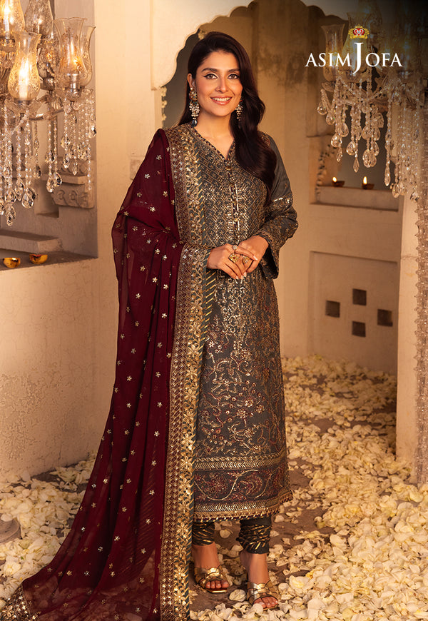 Asim Jofa | Shehnai Festive Collection | AJSH-07 - Khanumjan  Pakistani Clothes and Designer Dresses in UK, USA 