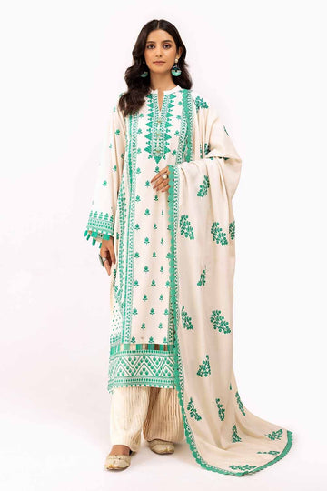 Gul Ahmed | Winter Collection 24 | Karandi Dupatta AY-42008