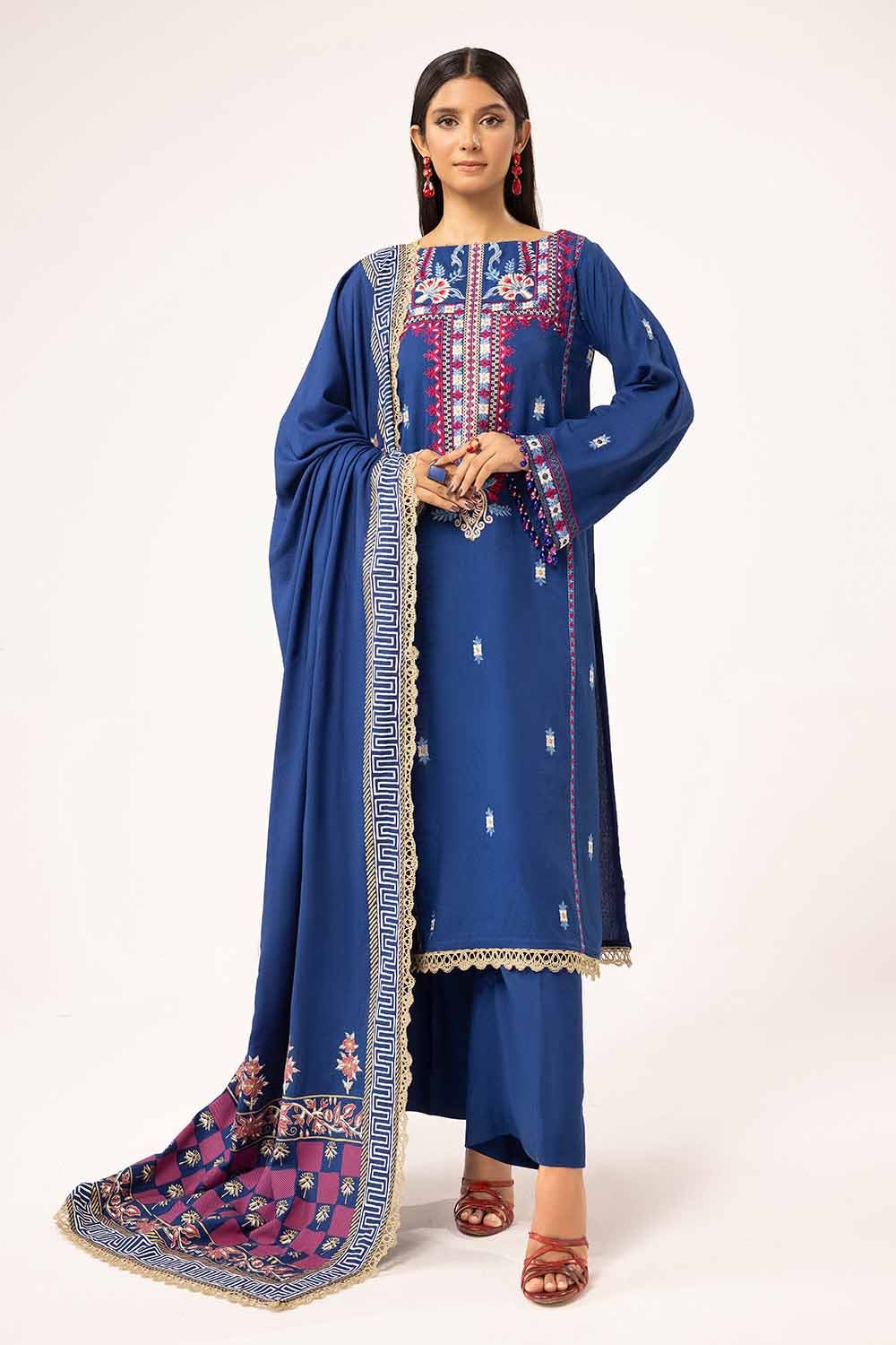 Gul Ahmed | Winter Collection 24 | Karandi Dupatta AY-42010