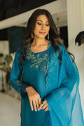 Jeem | Luxury Pret | AZURE TEAL - Khanumjan  Pakistani Clothes and Designer Dresses in UK, USA 
