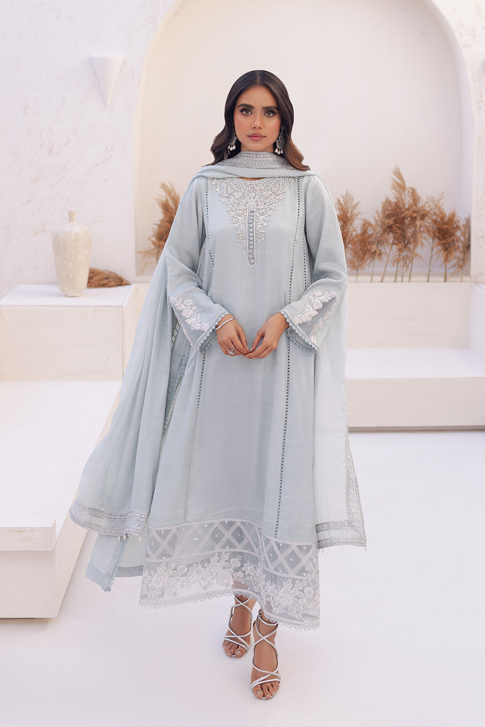 Azure | Ensembles Embroidered Formals | Moss Melody - Khanumjan  Pakistani Clothes and Designer Dresses in UK, USA 