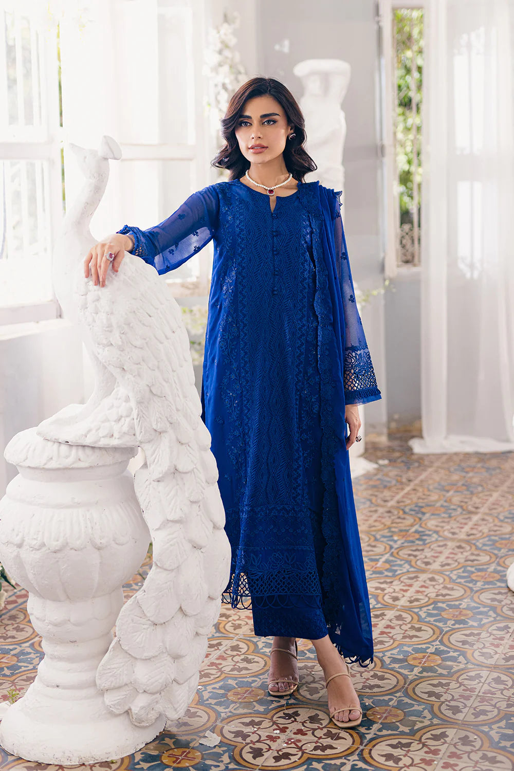 Azure | Ensembles Embroidered Formals | Iris Charm - Khanumjan  Pakistani Clothes and Designer Dresses in UK, USA 