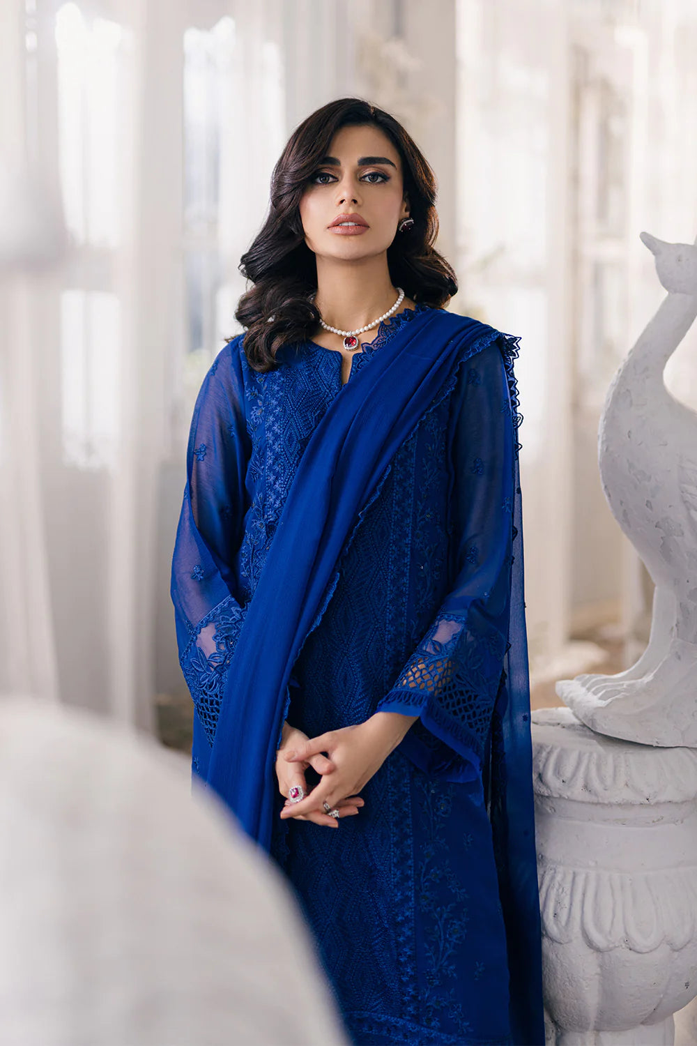 Azure | Ensembles Embroidered Formals | Iris Charm - Khanumjan  Pakistani Clothes and Designer Dresses in UK, USA 