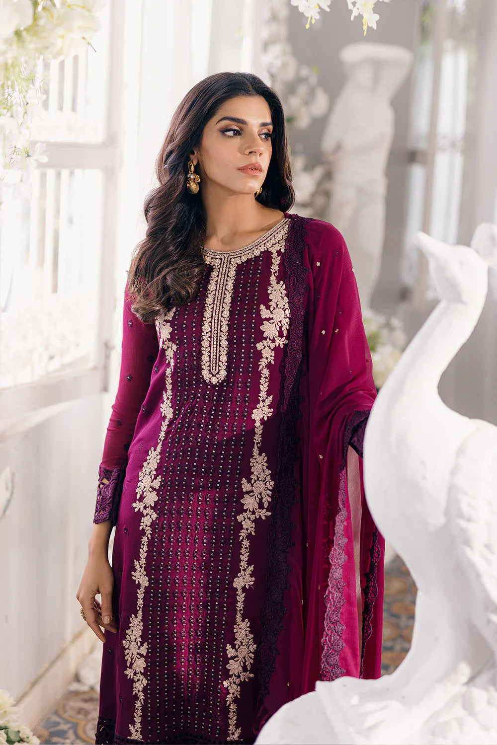 Azure | Ensembles Embroidered Formals | Merlot Muse - Khanumjan  Pakistani Clothes and Designer Dresses in UK, USA 