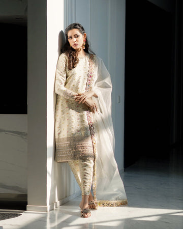 Zar | Formals Wear | Off White