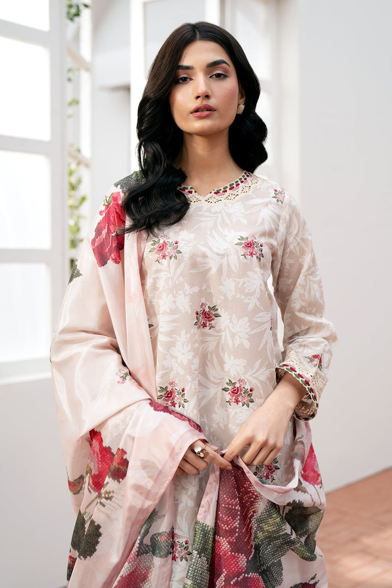 Baroque | Lawn Collection 24 | UF-535 - Khanumjan  Pakistani Clothes and Designer Dresses in UK, USA 