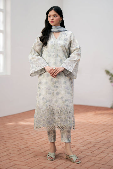 Baroque | Lawn Collection 24 | UF-536 - Khanumjan  Pakistani Clothes and Designer Dresses in UK, USA 