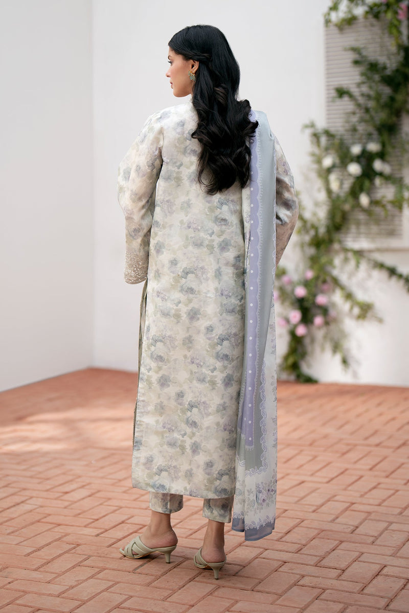 Baroque | Lawn Collection 24 | UF-536 - Khanumjan  Pakistani Clothes and Designer Dresses in UK, USA 