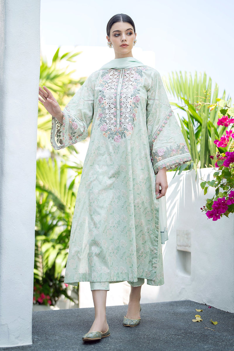 Baroque | Lawn Collection 24 | UF-550 - Khanumjan  Pakistani Clothes and Designer Dresses in UK, USA 