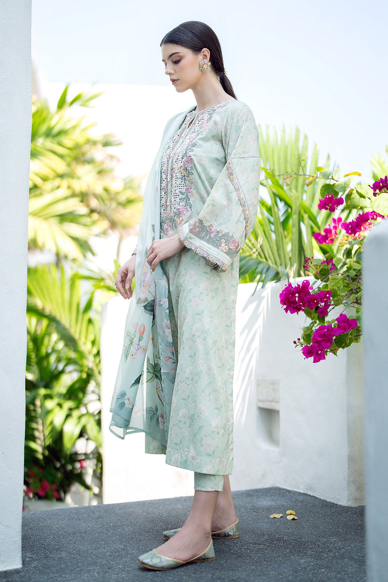 Baroque | Lawn Collection 24 | UF-550 - Khanumjan  Pakistani Clothes and Designer Dresses in UK, USA 