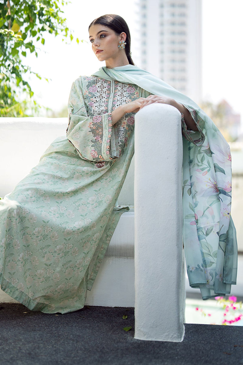 Baroque | Lawn Collection 24 | UF-550 - Khanumjan  Pakistani Clothes and Designer Dresses in UK, USA 