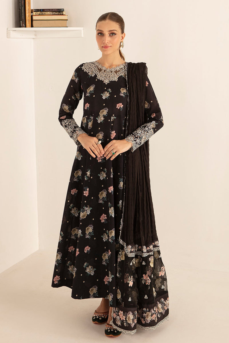 Baroque | Lawn Collection 24 | UF-406 - Khanumjan  Pakistani Clothes and Designer Dresses in UK, USA 