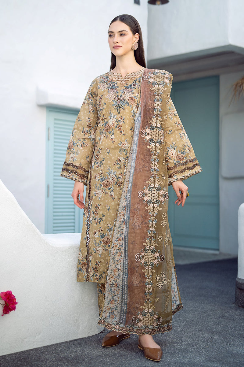 Baroque | Lawn Collection 24 | UF-553 - Khanumjan  Pakistani Clothes and Designer Dresses in UK, USA 