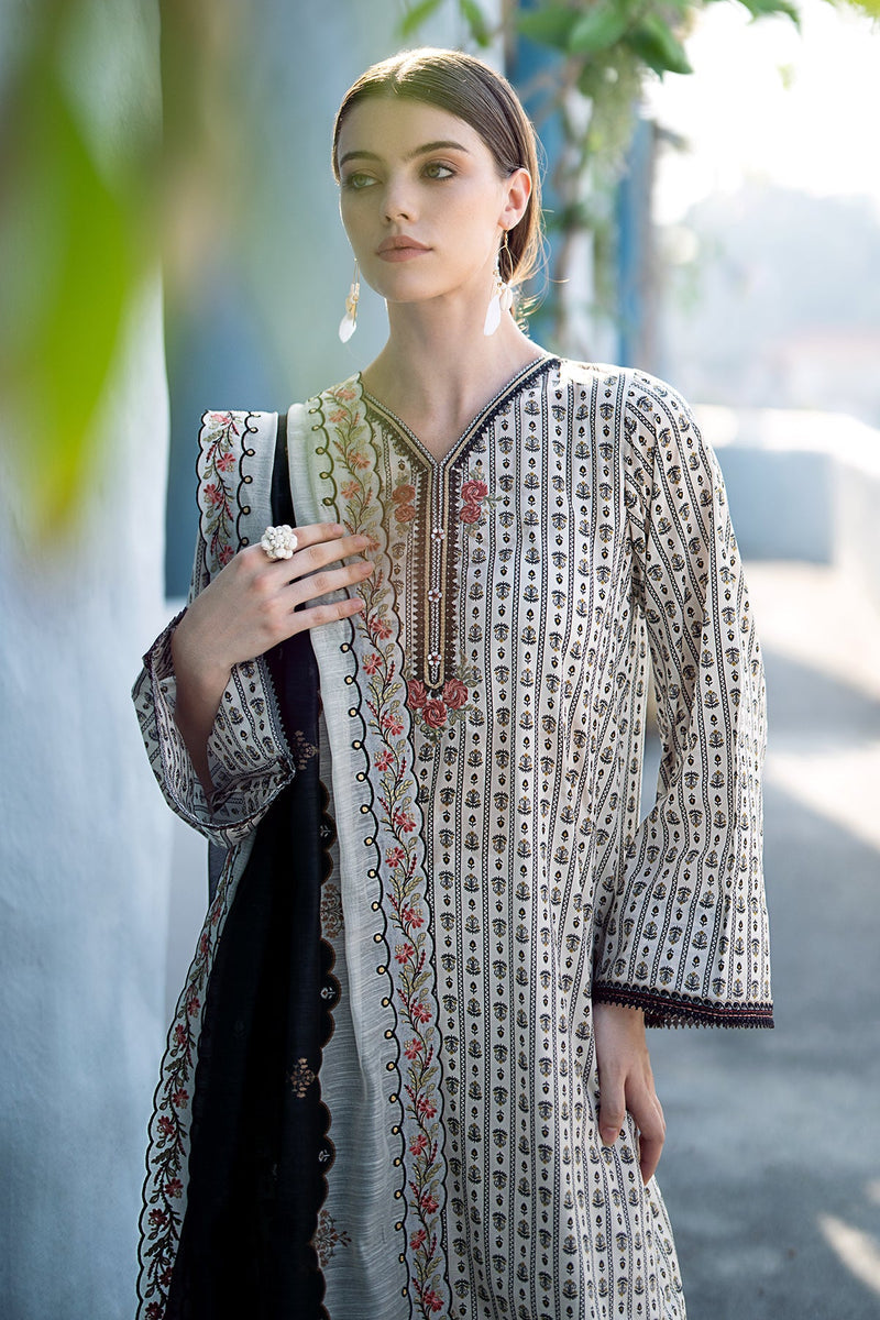 Baroque | Lawn Collection 24 | UF-555 - Khanumjan  Pakistani Clothes and Designer Dresses in UK, USA 