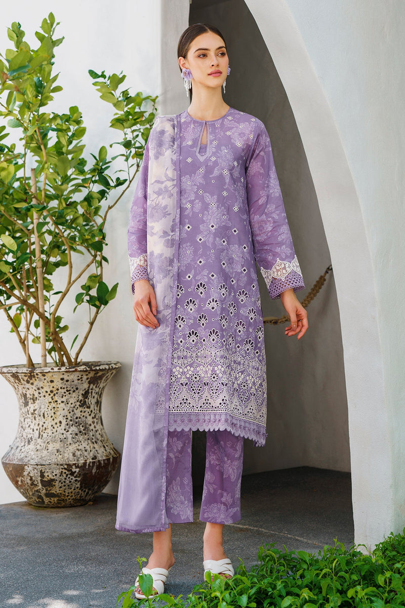 Baroque | Lawn Collection 24 | UF-563 - Khanumjan  Pakistani Clothes and Designer Dresses in UK, USA 