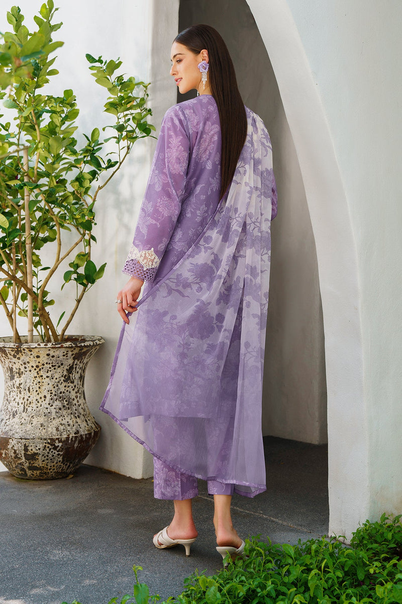 Baroque | Lawn Collection 24 | UF-563 - Khanumjan  Pakistani Clothes and Designer Dresses in UK, USA 