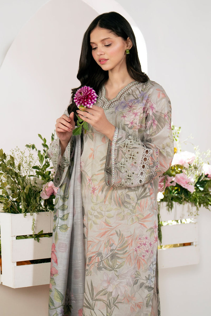 Baroque | Lawn Collection 24 | UF-528 - Khanumjan  Pakistani Clothes and Designer Dresses in UK, USA 