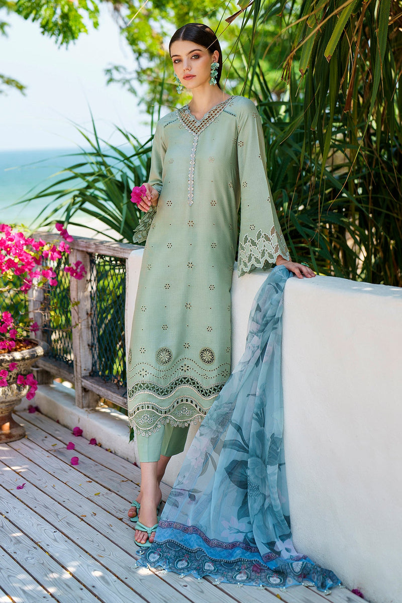 Baroque | Lawn Collection 24 | UF-565 - Khanumjan  Pakistani Clothes and Designer Dresses in UK, USA 