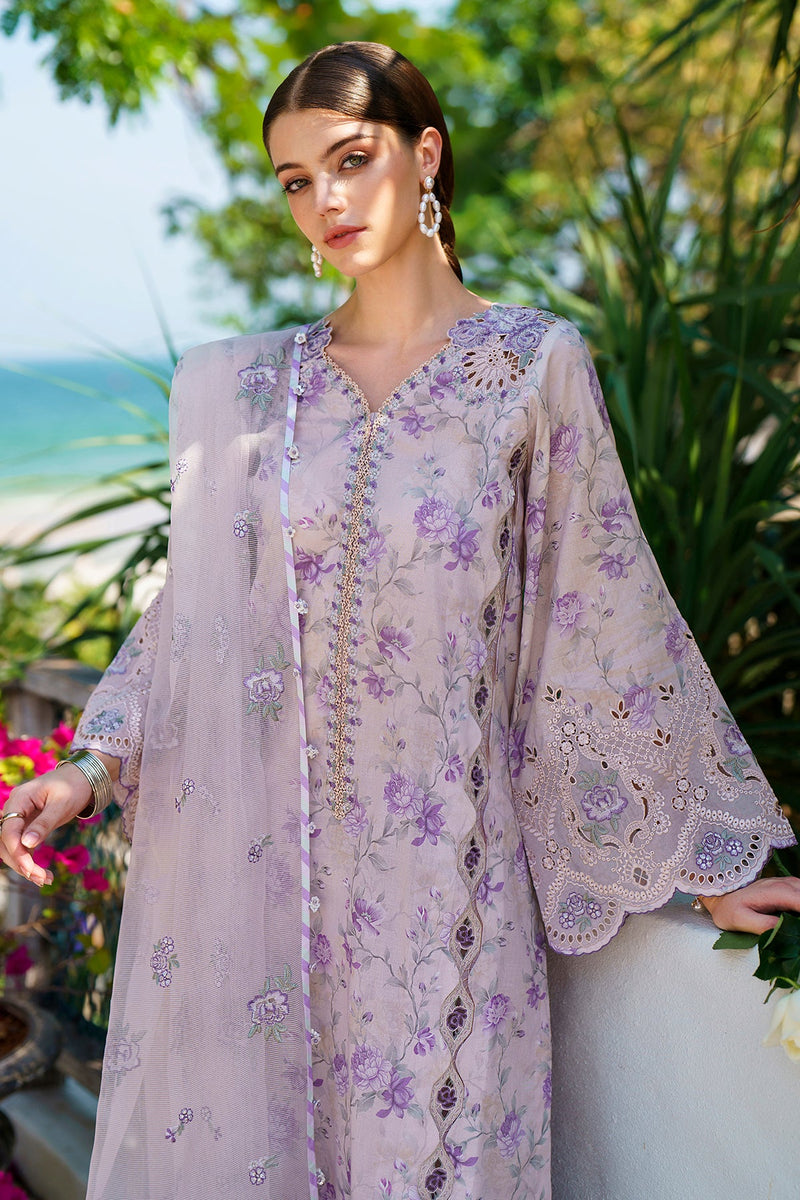 Baroque | Lawn Collection 24 | UF-566 - Khanumjan  Pakistani Clothes and Designer Dresses in UK, USA 