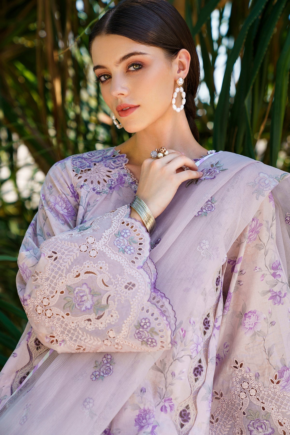 Baroque | Lawn Collection 24 | UF-566 - Khanumjan  Pakistani Clothes and Designer Dresses in UK, USA 