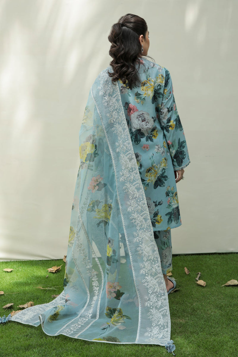 Baroque | Lawn Collection 24 | UF-211 - Khanumjan  Pakistani Clothes and Designer Dresses in UK, USA 