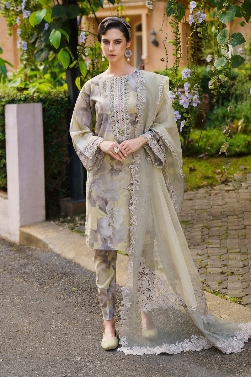 Baroque | Lawn Collection 24 | UF-587 - Khanumjan  Pakistani Clothes and Designer Dresses in UK, USA 