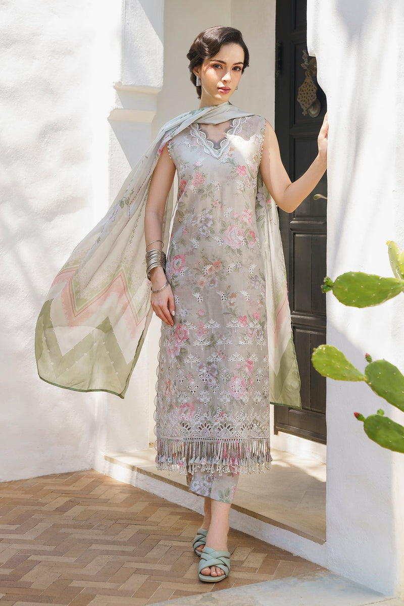 Baroque | Lawn Collection 24 | UF-575 - Khanumjan  Pakistani Clothes and Designer Dresses in UK, USA 