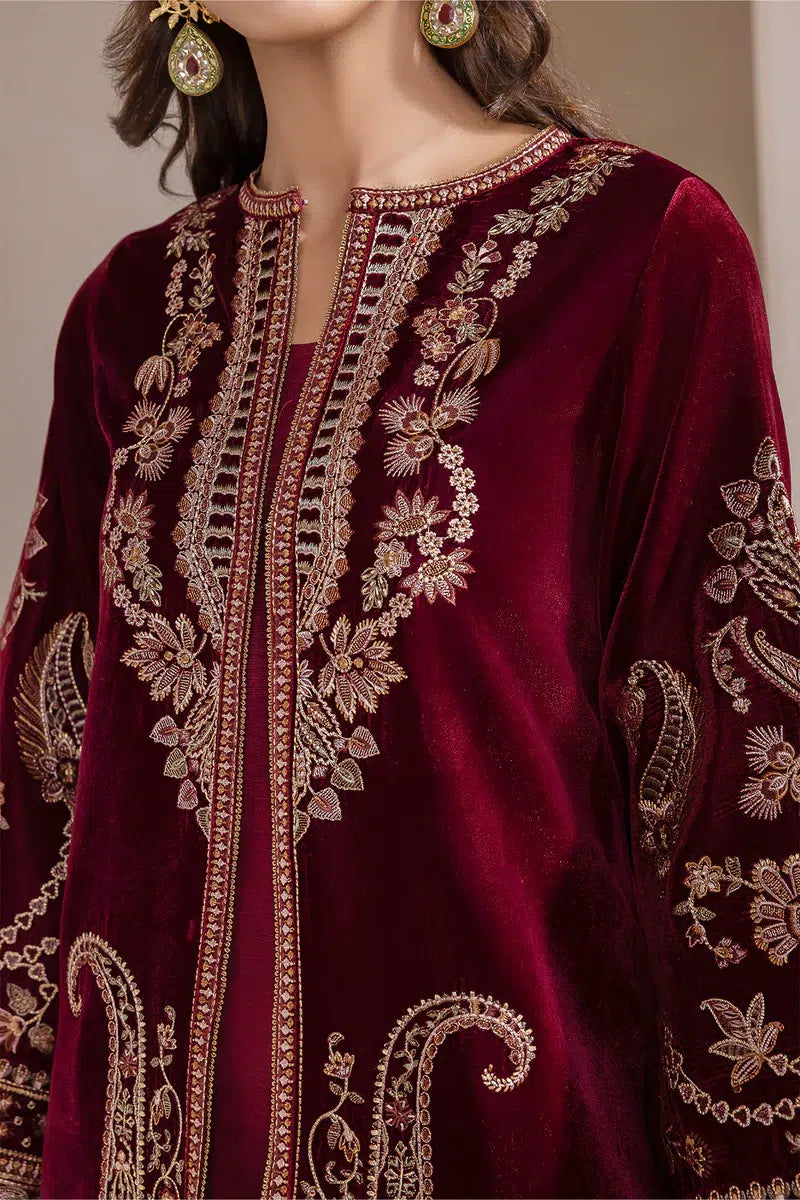 Baroque | Jahanara Luxury Velvet 23 | UF-421 - Khanumjan  Pakistani Clothes and Designer Dresses in UK, USA 