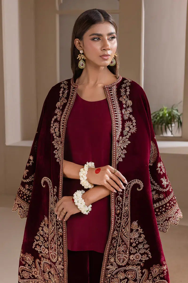 Baroque | Jahanara Luxury Velvet 23 | UF-421 - Khanumjan  Pakistani Clothes and Designer Dresses in UK, USA 