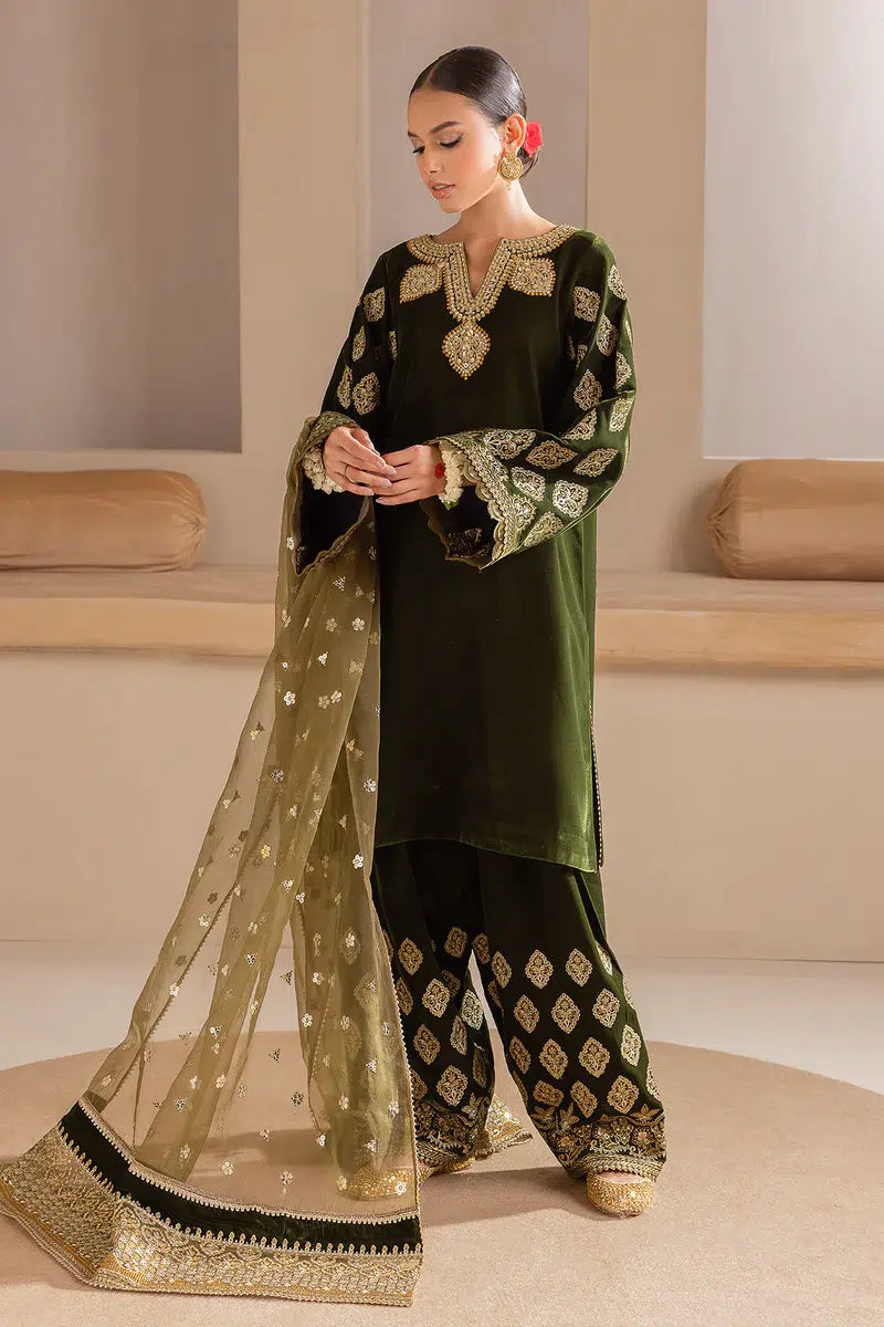 Baroque | Jahanara Luxury Velvet 23 | UF-425 - Khanumjan  Pakistani Clothes and Designer Dresses in UK, USA 