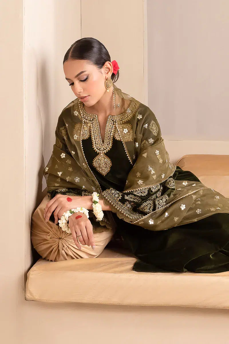 Baroque | Jahanara Luxury Velvet 23 | UF-425 - Khanumjan  Pakistani Clothes and Designer Dresses in UK, USA 