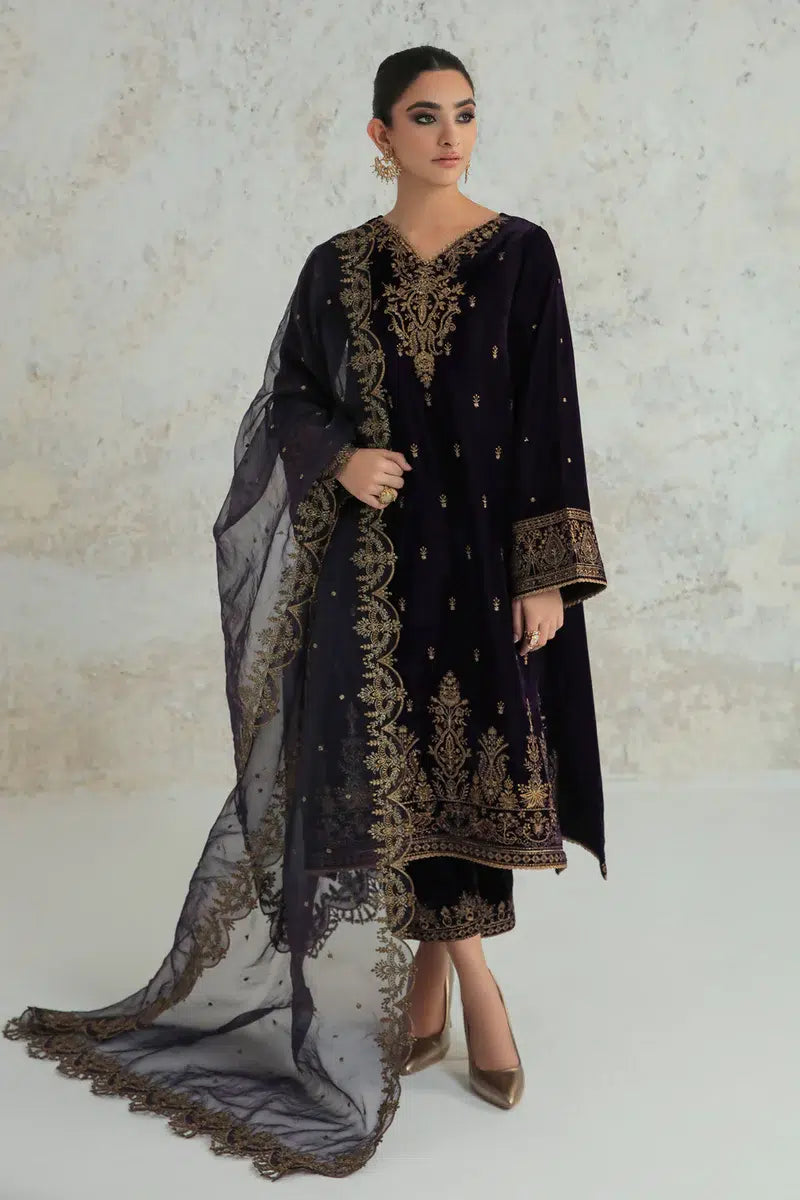 Baroque | Jahanara Luxury Velvet 23 | UF-239 - Khanumjan  Pakistani Clothes and Designer Dresses in UK, USA 