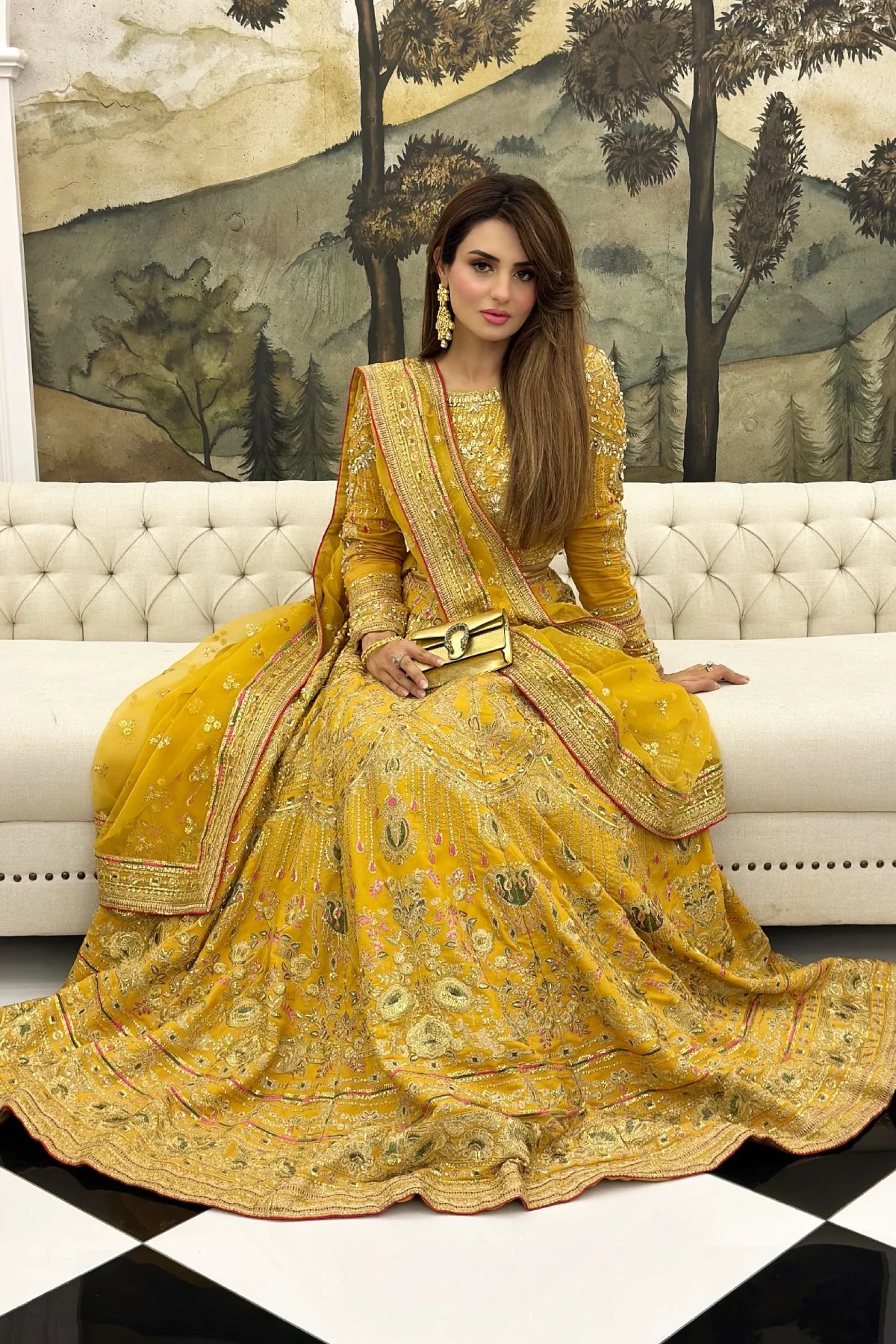 Erum Khan | Jahan Wedding 23 | Basanti - Khanumjan  Pakistani Clothes and Designer Dresses in UK, USA 