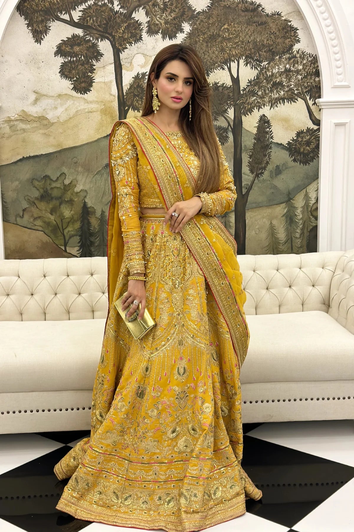 Erum Khan | Jahan Wedding 23 | Basanti - Khanumjan  Pakistani Clothes and Designer Dresses in UK, USA 