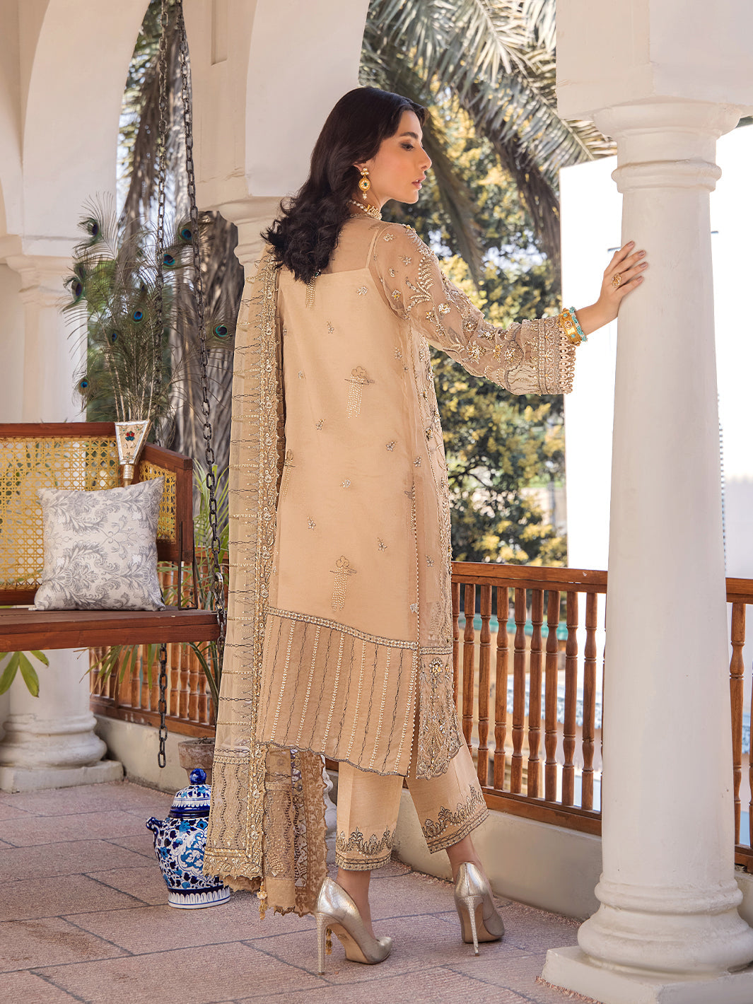 Fozia Khalid | Eid Edit 24 | Lueur - Khanumjan  Pakistani Clothes and Designer Dresses in UK, USA 