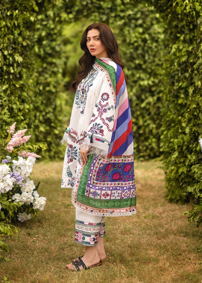 Sadaf Fawad Khan | Lawn 24 | Suzani (A) - Khanumjan  Pakistani Clothes and Designer Dresses in UK, USA 