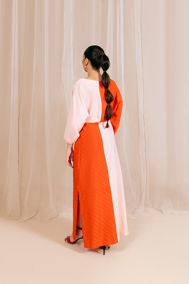 Fozia Khalid | Kaftaan | Coral Bloom