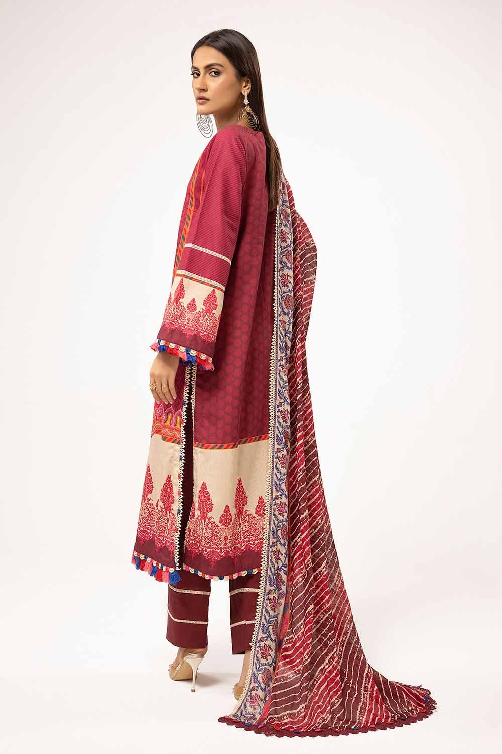 Gul Ahmed | Winter Collection 24 | Cotton Net Dupatta CD-42001