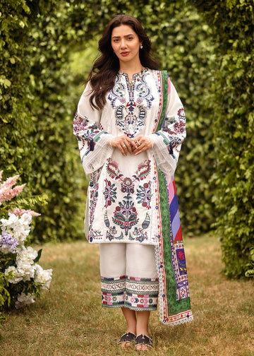 Sadaf Fawad Khan | Lawn 24 | Suzani (A) - Khanumjan  Pakistani Clothes and Designer Dresses in UK, USA 