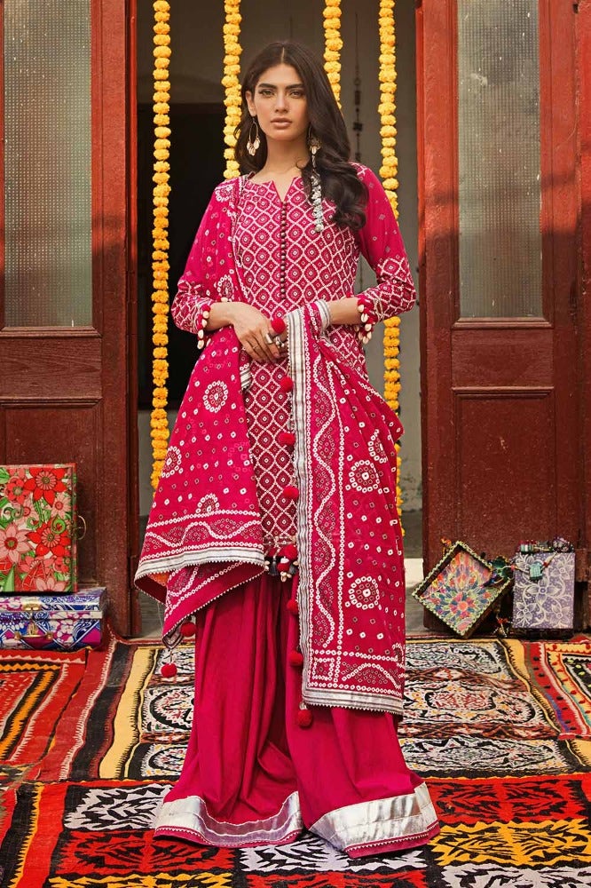 Gul Ahmed | Chunri Collection | CL-42008 B - Khanumjan  Pakistani Clothes and Designer Dresses in UK, USA 