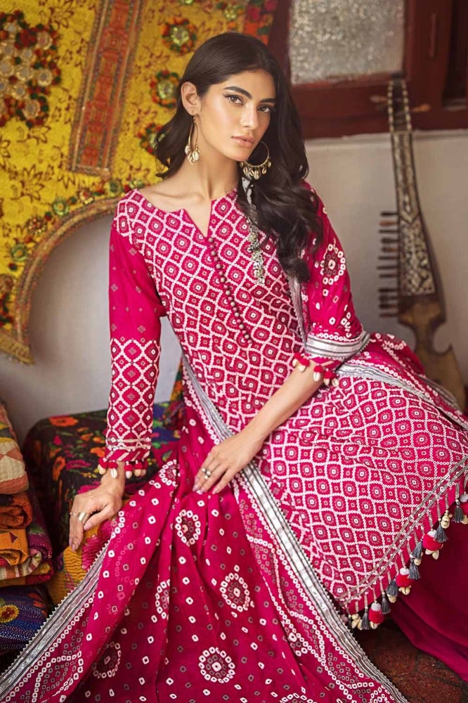 Gul Ahmed | Chunri Collection | CL-42008 B - Khanumjan  Pakistani Clothes and Designer Dresses in UK, USA 