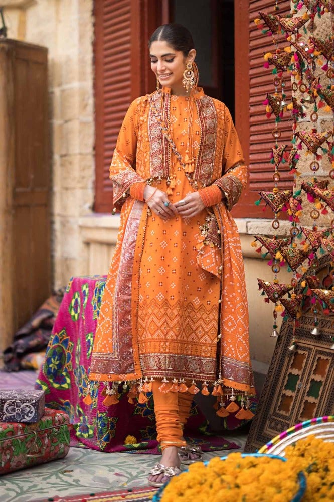 Gul Ahmed | Chunri Collection |  CL-42013 B - Khanumjan  Pakistani Clothes and Designer Dresses in UK, USA 